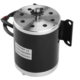 EVTSCAN Moteur Électrique à Courant Continu à Balais Haute Puissance de 500 W 24 V