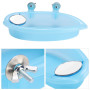 Hztyyier Bain D'oiseau avec Miroir, Boîte de Bain D'oiseau de Baignoire de Perroquet pour Animaux de Compagnie Mignon avec Acces