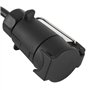 Aramox Fil de Prise de Remorque, Convertisseur de Lumière de Connecteur de Remorque USA 4 Broches à EUR 7 Broches Adaptateur Arr