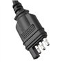Aramox Fil de Prise de Remorque, Convertisseur de Lumière de Connecteur de Remorque USA 4 Broches à EUR 7 Broches Adaptateur Arr