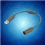 Atyhao Câble de Connexion USB pour Contrôleur Filaire, Contrôleur Filaire de Remplacement Adaptateur de Rupture USB Câble de Con