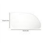 Konuooer Rétroviseur chauffant pour Polo 9N 2005-2009, Verre rétroviseur extérieur en verre asphérique miroir rétroviseur compat