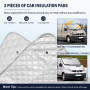 AUROLYNNE Pare Soleil Pliable Protection Voiture pour Trafic Pliable Protection Vivaro