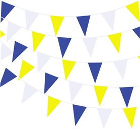 Guirlande de fanions triangulaires en tissu pour remise de diplôme