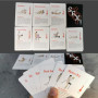 AJOHBM Cartes de Chambre Con Jeu de 50 Cartes y Couples + pour Homme ou Femme Accessoires de Jeu Cadeaux cadeau-YD627