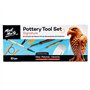 Mont Marte Outils de Modelage – 23 Outils de sculpture de différentes tailles et formes – Idéal pour travailler l'argile, Fimo, 