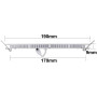 YULIN SUN Luminaire Plafonnier Spot LED Encastrable 15W 1350LM x 2 Pièces éclairage de Plafond pour Cuisine Salon Chambre, Blanc
