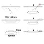 YULIN SUN Luminaire Plafonnier Spot LED Encastrable 15W 1350LM x 2 Pièces éclairage de Plafond pour Cuisine Salon Chambre, Blanc