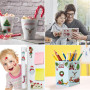 Tatouage de Noël pour Enfants, 10 feuilles Tatouage Temporaire et 10 feuilles Tatouage Lumineux, Parfait pour les fêtes de Noël,