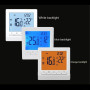 Thermostat intelligent programmable - Thermostat mural pour chaudières à gaz - Contrôleur de température avec grand écran LCD - 
