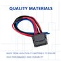 MangWany Câblage de résistance moteur de ventilateur avec connecteur Faisceau tressé Réparation 8200729298 pour Megane Clio Scen