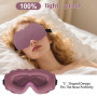 Masque de Nuit,Masque de Nuit 100% Occultant pour Hommes & Femmes 3D Cache Yeux pour Dormir Bloquer la Lumière Masque Sommeil 20