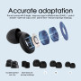 Bouchons d'oreille Bruit en Silicone,Bouchon d'oreille protection auditive d'Oreille Dormir Protection auditive Douce et Réutili