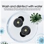 Bouchons d'oreille Bruit en Silicone,Bouchon d'oreille protection auditive d'Oreille Dormir Protection auditive Douce et Réutili