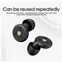 Bouchons d'oreille Bruit en Silicone,Bouchon d'oreille protection auditive d'Oreille Dormir Protection auditive Douce et Réutili