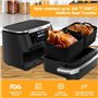Lot de 3 accessoires pour friteuse à air chaud Ninja Foodi Flexdrawer 10,4 L AF500EU AF500EUCP, COSORI Dual Blaze TwinFry XXL 10