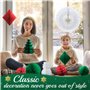 Syoulin Deco Noel Interieur Maison,Décoration de Noël intérieure, Décoration de Table de Noël,XXL 12 pièces, Décorations de Noël