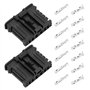 Anlseiod Connecteurs de Réparation de Feux Arrière Pour Peugeot 207 307 308 Pour Citroën C2 C3 C4 Prise Faisceau Feu Arrière Kit