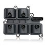 Anlseiod 071905106 Bobine d'allumage compatible avec Bora Golf Passat 2.3 Vr5 V5 Bobine d'allumage Remplace 0986221017 004010003