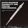 Taesayl 0250403009 03L963619B Lot de 4 bougies de préchauffage Glow Plug GLP194 pour A1 A3 A4 A5 A6 A7 A8 Q2 Q3 Q5 Q7