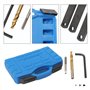 Anlseiod 16 pièces compatibles avec VAG V*W 0P*EL F0*RD M9 x1,25 Filetage Réparation staz Étrier de Frein Guide Kit de réparatio