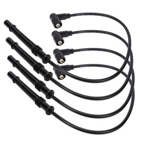 Anlseiod 4x Câble d'allumage pour Clio 2 Kangoo Twingo 1 2 Cable Allumage Twingo I II 0300891604 8200713680