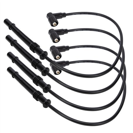 Anlseiod 4x Câble d'allumage pour Clio 2 Kangoo Twingo 1 2 Cable Allumage Twingo I II 0300891604 8200713680