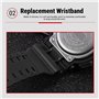 Candeon Bracelet de Montre Bracelet de Remplacement de Bracelet de Montre en Silicone avec boîtier de Montre Convient pour G Sho