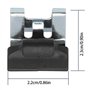 Anlseiod 2x Crochet pare Soleil Arrière Scenic 3 et Grand Scenic 3 964000020R Accroche Soleil Arrière pour Visière Voiture Grand