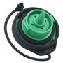 Kalunfex Couvercle de réservoir de voiture pour A4 S4 A5 Q5 RS4 8K0201550A 8K0201550F Couvercle de réservoir de carburant 8K0201