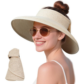 MLPKOI Chapeau de Paille Femme