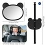 VIVIDRISE Miroir Voiture Bébé, Retroviseur Siege Voiture Bébé avec Sangle à Boucle Réglable, Incassable Automobile Bébé Retrovis