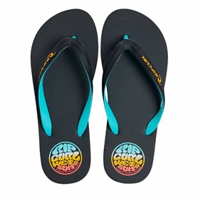 Tongs pour Homme Rip Curl Wetty Fade Bloom Noir