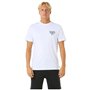 T-shirt à manches courtes homme Rip Curl Desti Animals Tee Blanc