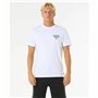 T-shirt à manches courtes homme Rip Curl Desti Animals Tee Blanc