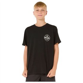T shirt à manches courtes Enfant Rip Curl Staple Noir