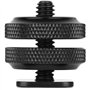 CABLEPELADO Support de sabot pour appareil photo vers adaptateur de vis de trépied de 1/4" | Adaptateur de trépied vis à support