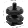 CABLEPELADO Support de sabot pour appareil photo vers adaptateur de vis de trépied de 1/4" | Adaptateur de trépied vis à support
