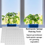 Éponge Hydroponique - 100 Pièces pour Plantation dans Un Outil de Jardinage à Effet de Serre - Semis pour la Culture de Petits B