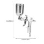 5 Mm 125 Ml Mini Pistolet Pulvérisateur Pneumatique pour Réparation de Peinture d