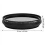 Filtre d'objectif Infrarouge, Calibre 58mm intégré 530-750nm Filtre de caméra Infrarouge réglable intégré pour la Photographie I