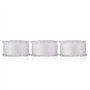 3 pièces PVA Lignes de pêche bobines chaîne solubles dans l'eau Ligne d'appât 20 m Corde Ruban Outil Accessoire Blanc-Fil Solubl