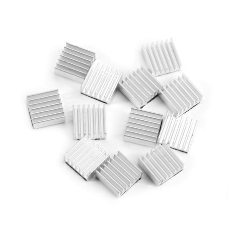 12pcs petit dissipateur thermique en aluminium