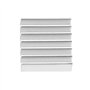 12pcs petit dissipateur thermique en aluminium, kit de refroidissement de dissipateur de chaleur, avec colle adhésive à l'arrièr
