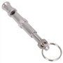 Duokon 2 Pices en Acier Inoxydable Pigeons sifflet ultrasonique Formation sifflet Portable Formateur Outil de Formation pour Chi