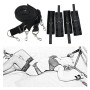 rebesco Courroie de Poignet en Nylon Ajustable B-D-S-M Courroie de Cuisse décorative pour Le Yoga pour différentes Occasions