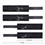 rebesco Courroie de Poignet en Nylon Ajustable B-D-S-M Courroie de Cuisse décorative pour Le Yoga pour différentes Occasions