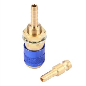 Coupleur de connecteur rapide de gaz et d'eau M6 déconnecter les fournitures industrielles pour raccord de torche de soudage MIG