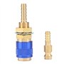 Coupleur de connecteur rapide de gaz et d'eau M6 déconnecter les fournitures industrielles pour raccord de torche de soudage MIG