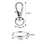 mousquetons avec Articulation pivotante pour Bricolage